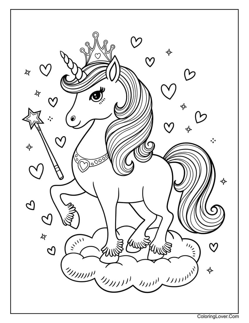 Unicorn Coloring Pages (Free Printables for All Ages)