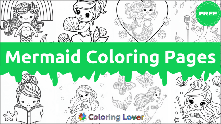 Mermaid Coloring Pages Free Printables For All Ages